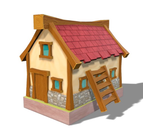 Cartoon Magic House